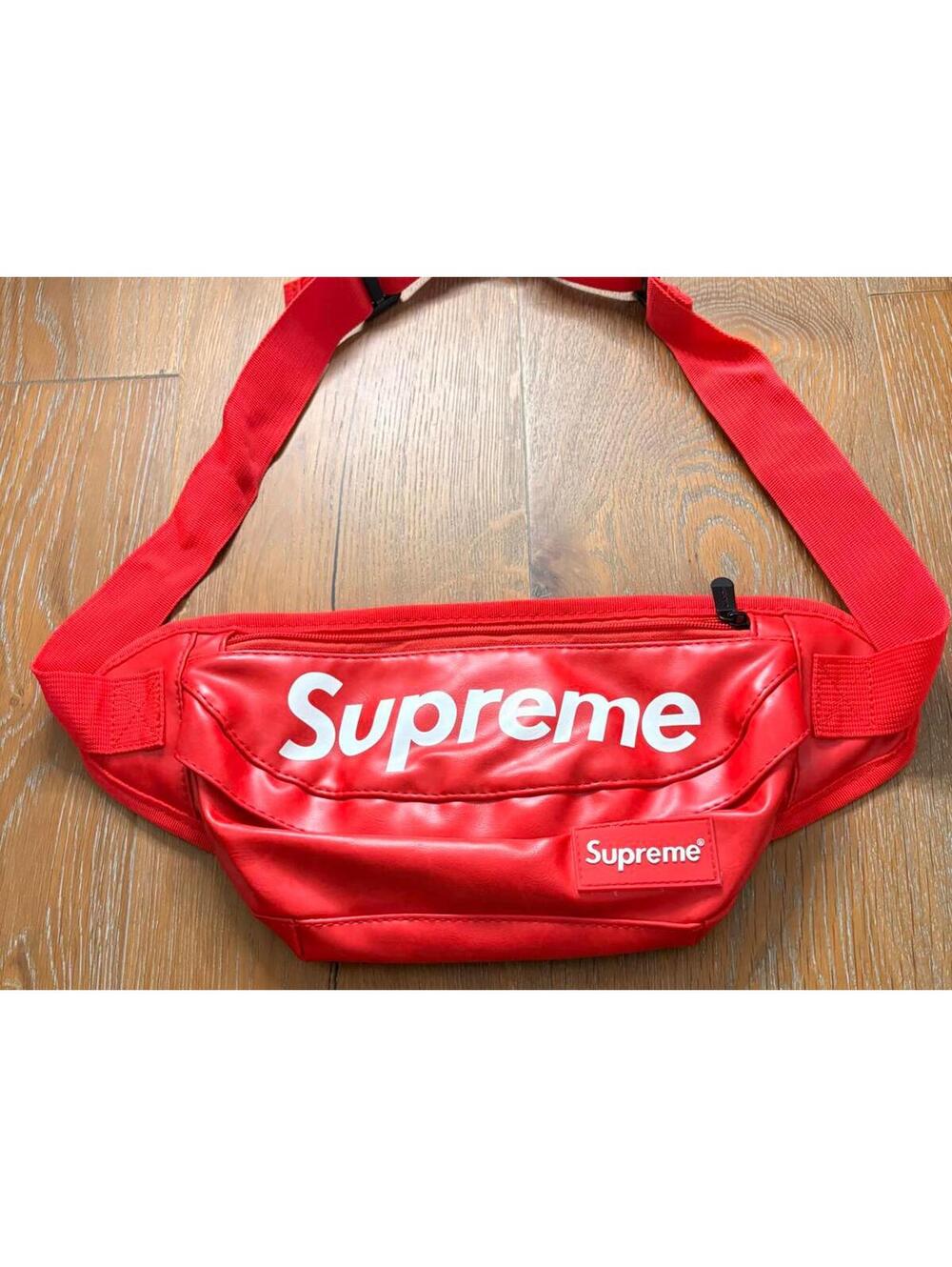Supreme Red Waist Fanny Bag Adjustable